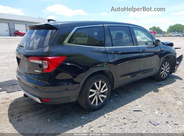 5FNYF6H59KB047004 2019 HONDA PILOT Black Rear right