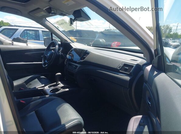 5FNYF6H59KB050372 2019 HONDA PILOT White Vista interior delantera