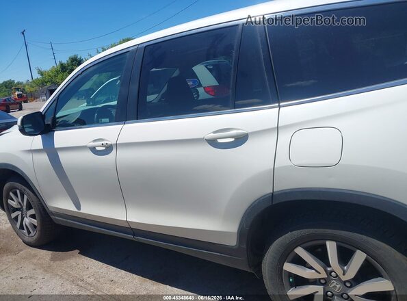 5FNYF6H59KB050372 2019 HONDA PILOT White Vista interior de 360 grados