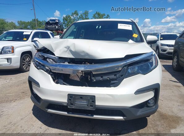 5FNYF6H59KB050372 2019 HONDA PILOT White Vista del cuadro de instrumentos
