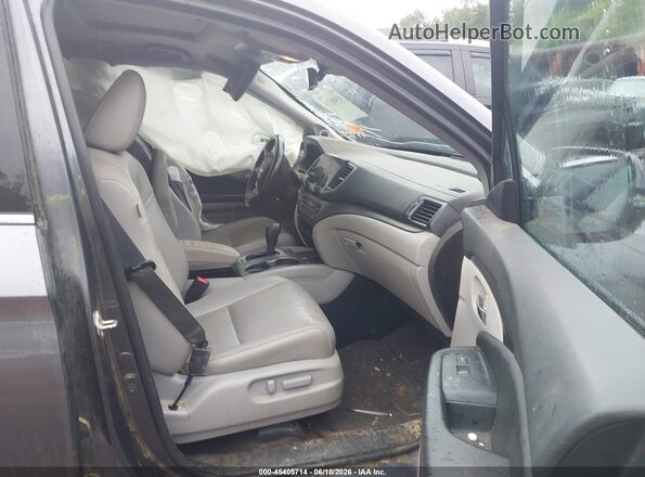 5FNYF6H59KB093559 2019 HONDA PILOT Черный Вид салона спереди