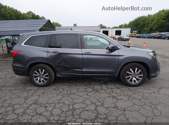 5FNYF6H59KB094341 2019 HONDA PILOT Серый Вид задней части салона