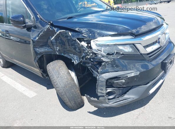 5FNYF6H59KB095876 2019 HONDA PILOT Black Դիմացի տեսք