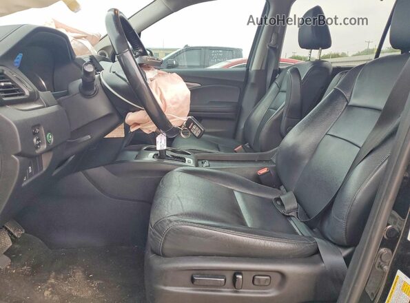 5FNYF6H59LB026705 2020 HONDA PILOT Black Front interior view