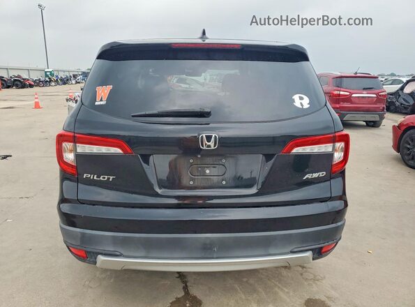 5FNYF6H59LB026705 2020 HONDA PILOT Black Rear view
