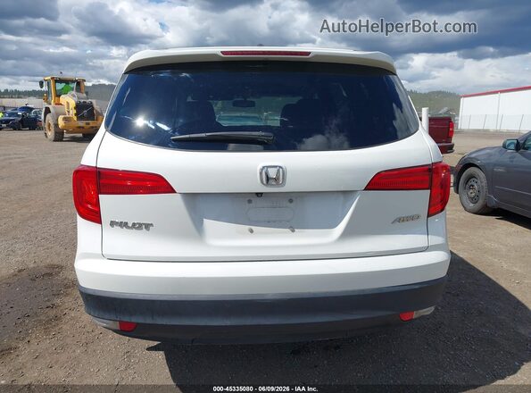 5FNYF6H5XJB034955 2018 HONDA PILOT White 