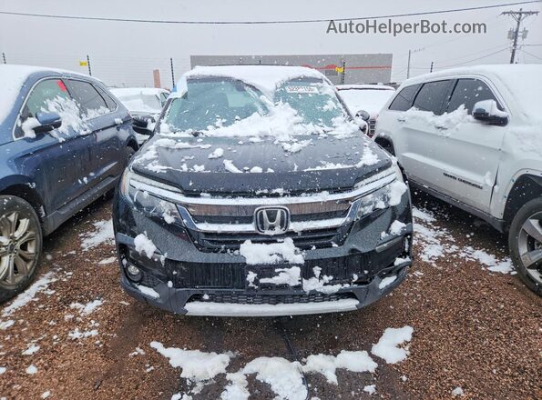 5FNYF6H5XKB054897 2019 HONDA PILOT Black Դիմացի տեսք