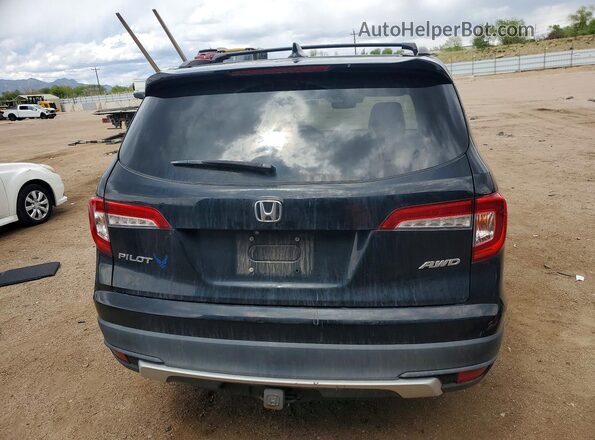 5FNYF6H5XKB054897 2019 HONDA PILOT Black Հետևի տեսք