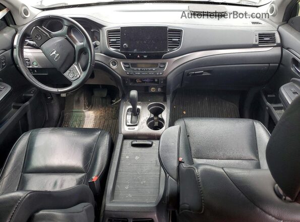 5FNYF6H5XKB054897 2019 HONDA PILOT Black Առջևի վահանակի տեսք