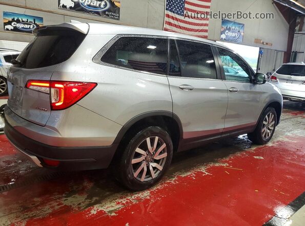 5FNYF6H5XKB096518 2019 HONDA PILOT Silver 