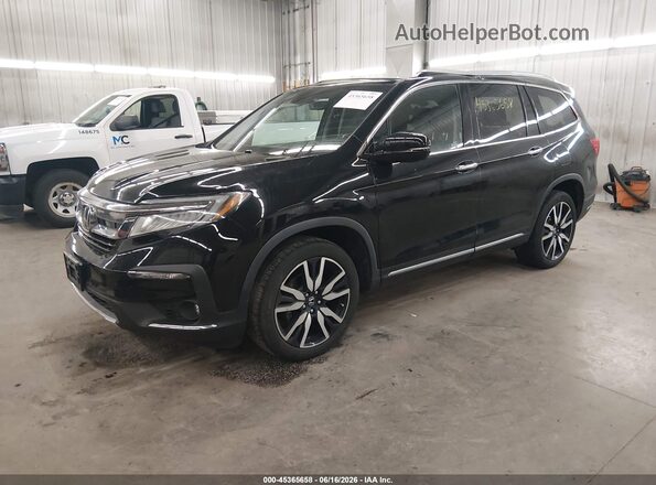 5FNYF6H60KB092776 2019 HONDA PILOT Black Передня ліва чверть