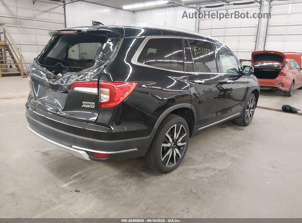 5FNYF6H60KB092776 2019 HONDA PILOT Black Задня права чверть