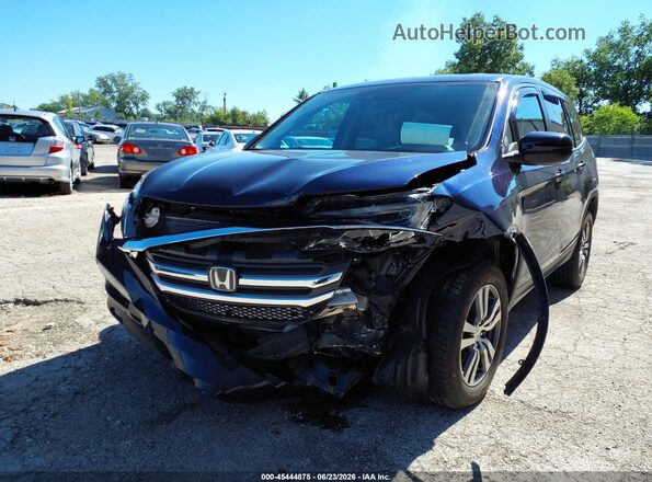 5FNYF6H61JB043360 2018 HONDA PILOT Blue Widok z przodu