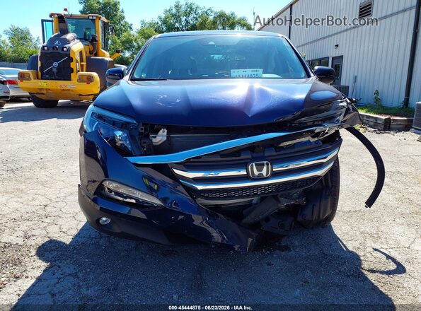5FNYF6H61JB043360 2018 HONDA PILOT Blue Widok zestawu wskaźników