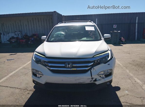 5FNYF6H63JB061407 2018 HONDA PILOT White წინა ხედი