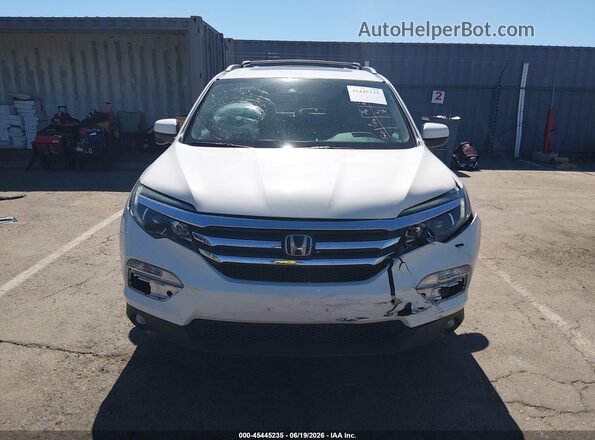 5FNYF6H63JB061407 2018 HONDA PILOT White უკანა სალონის ხედი