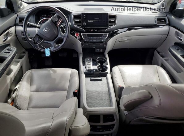 5FNYF6H64KB054757 2019 HONDA PILOT Gray Առջևի վահանակի տեսք
