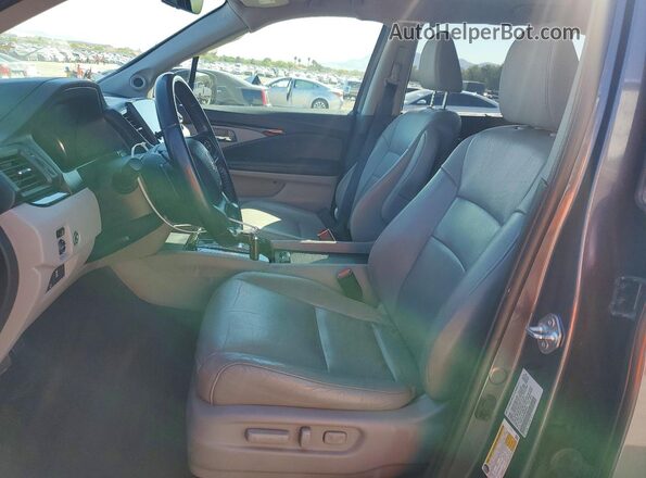 5FNYF6H64MB034043 2021 HONDA PILOT Gray Вид салону спереду