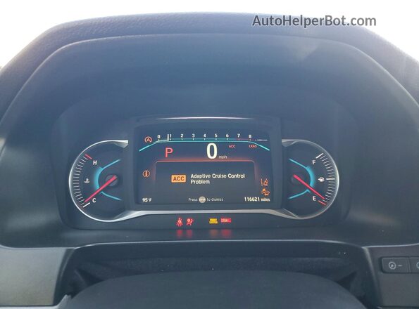 5FNYF6H64MB034043 2021 HONDA PILOT Gray Вид щитка приладів