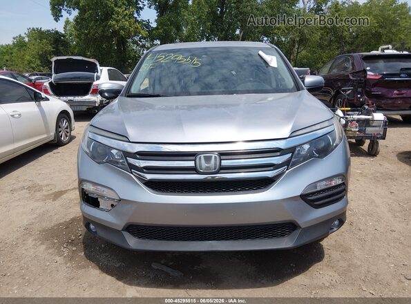 5FNYF6H65HB092250 2017 HONDA PILOT Silver Вид щитка приладів