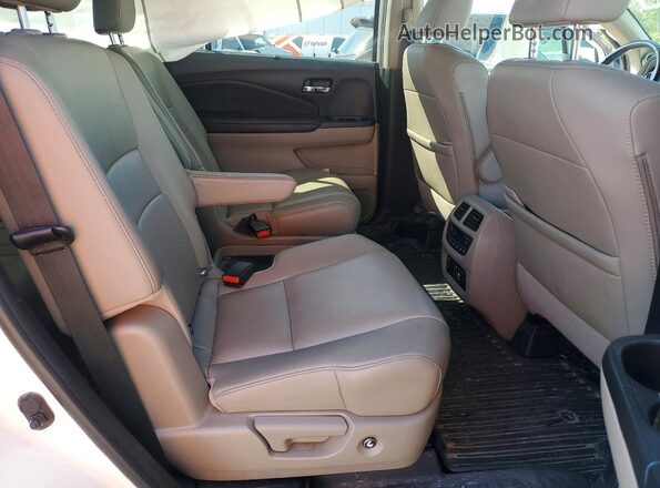 5FNYF6H65KB002327 2019 HONDA PILOT White Vista interior trasera