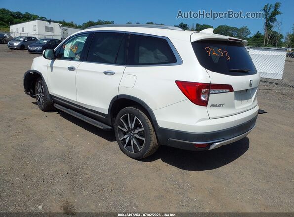 5FNYF6H65KB042472 2019 HONDA PILOT White Trasero izquierdo