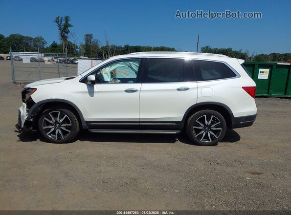 5FNYF6H65KB042472 2019 HONDA PILOT White Vista interior de 360 grados