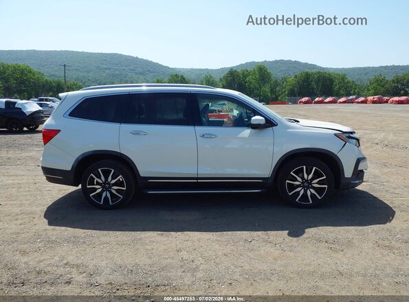 5FNYF6H65KB042472 2019 HONDA PILOT White Vista interior trasera
