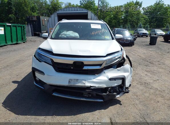 5FNYF6H65KB042472 2019 HONDA PILOT White Vista del cuadro de instrumentos