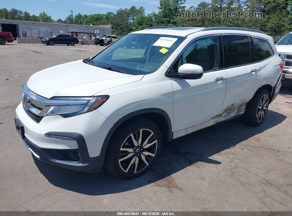 5FNYF6H65MB081730 2021 HONDA PILOT Белый Передняя левая четверть