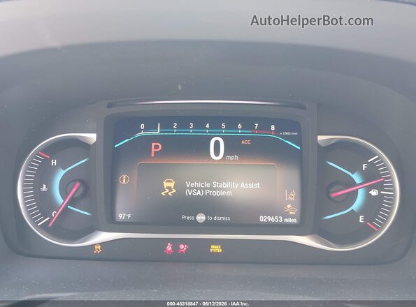 5FNYF6H65MB081730 2021 HONDA PILOT Белый Вид задних сидений