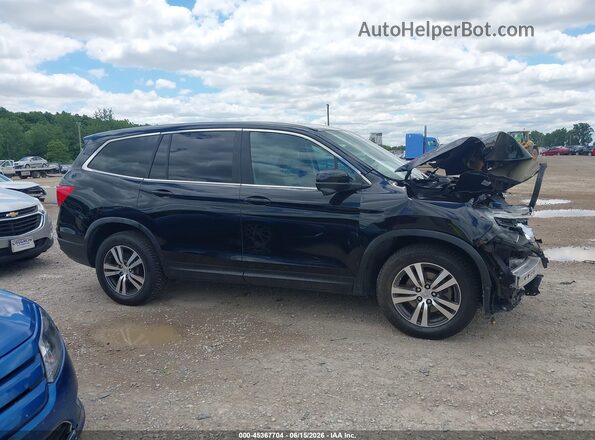 5FNYF6H66GB090439 2016 HONDA PILOT Black Սալոնի հետևի տեսք
