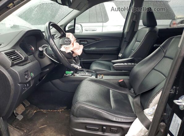 5FNYF6H66MB039244 2021 HONDA PILOT Black Widok wnętrza z przodu