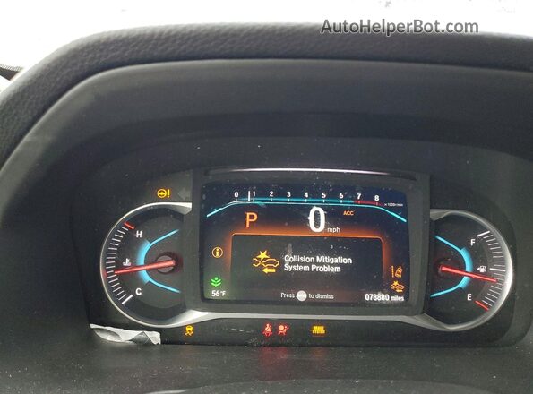 5FNYF6H66MB039244 2021 HONDA PILOT Black Widok zestawu wskaźników