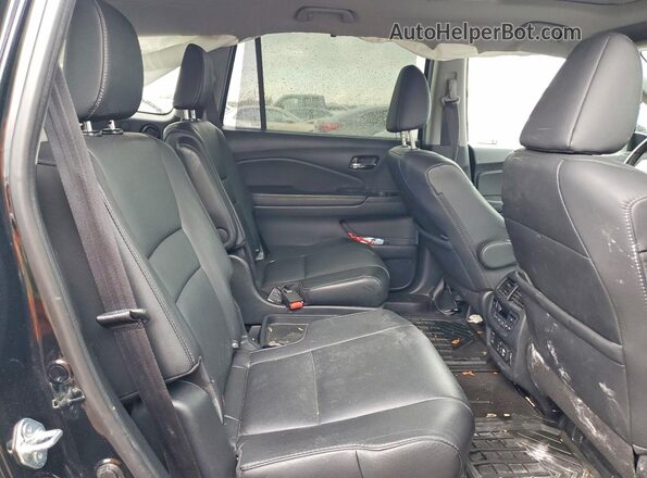 5FNYF6H66MB039244 2021 HONDA PILOT Black Widok tylnych siedzeń