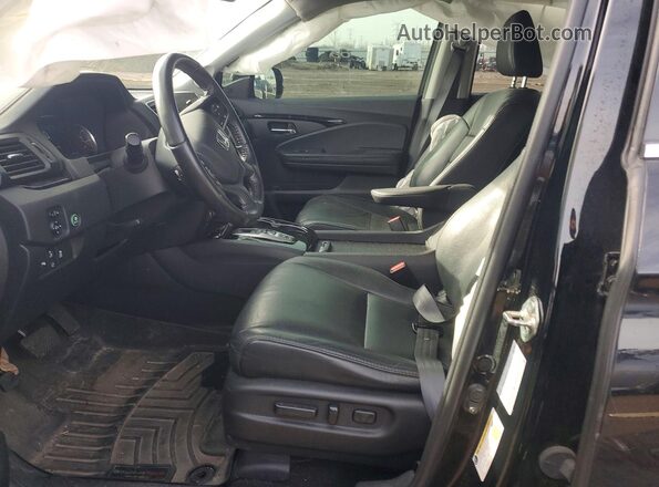 5FNYF6H67MB021691 2021 HONDA PILOT Black Front interior view