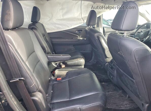 5FNYF6H67MB021691 2021 HONDA PILOT Black Rear interior view