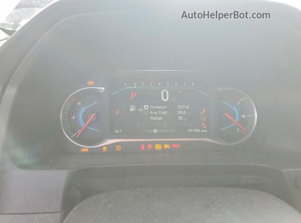 5FNYF6H67MB021691 2021 HONDA PILOT Black Instrument cluster view