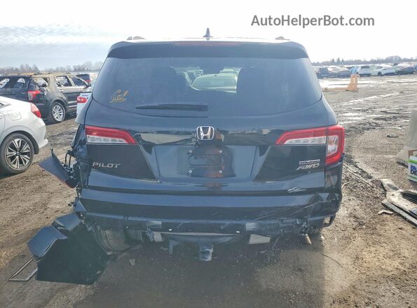 5FNYF6H67MB021691 2021 HONDA PILOT Black Rear view