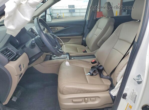 5FNYF6H67MB056098 2021 HONDA PILOT White Вид салону спереду