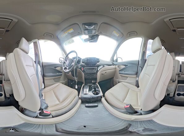 5FNYF6H67MB056098 2021 HONDA PILOT White Панорамний вид салону 360°