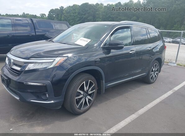 5FNYF6H68NB073865 2022 HONDA PILOT Черный Передняя левая четверть