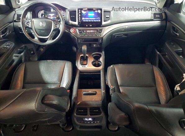 5FNYF6H69JB032316 2018 HONDA PILOT Gray Widok deski rozdzielczej