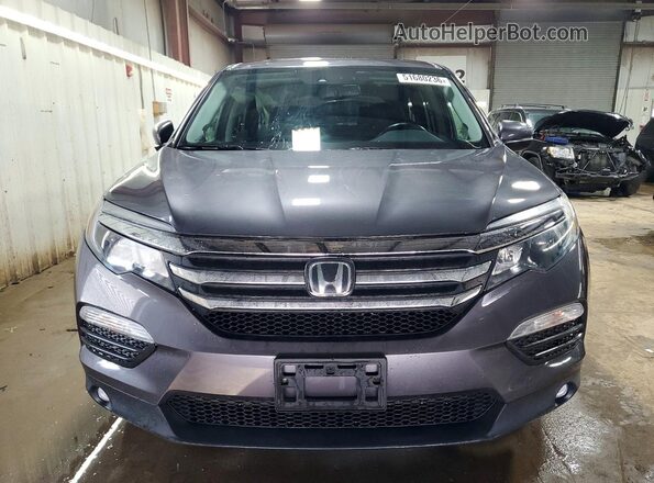 5FNYF6H69JB032316 2018 HONDA PILOT Gray Widok z przodu