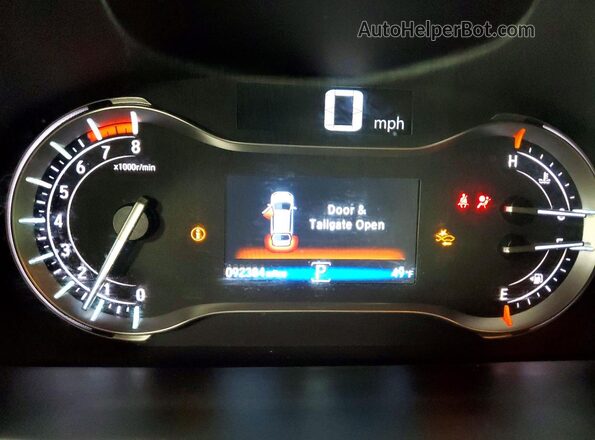 5FNYF6H69JB032316 2018 HONDA PILOT Gray Widok zestawu wskaźników