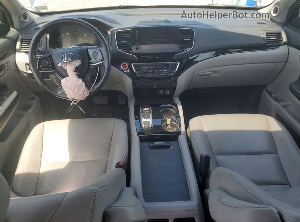 5FNYF6H69KB076494 2019 HONDA PILOT Gray Widok deski rozdzielczej