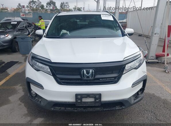 5FNYF6H72NB062286 2022 HONDA PILOT White Instrument cluster view