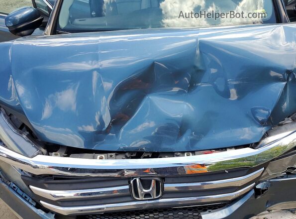 5FNYF6H74JB053924 2018 HONDA PILOT Blue Engine compartment view