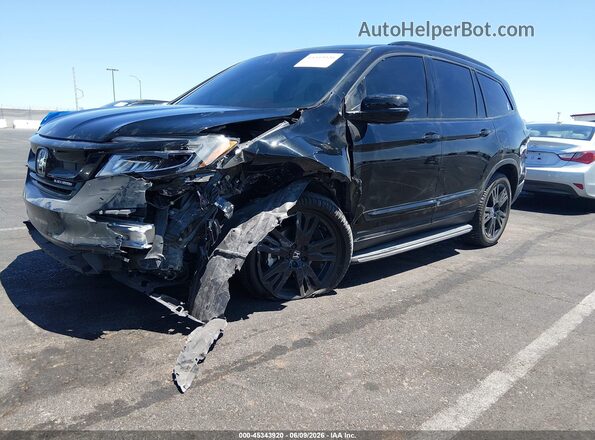 5FNYF6H74MB085597 2021 HONDA PILOT Black Przód lewy