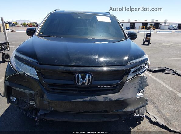 5FNYF6H74MB085597 2021 HONDA PILOT Black Widok zestawu wskaźników